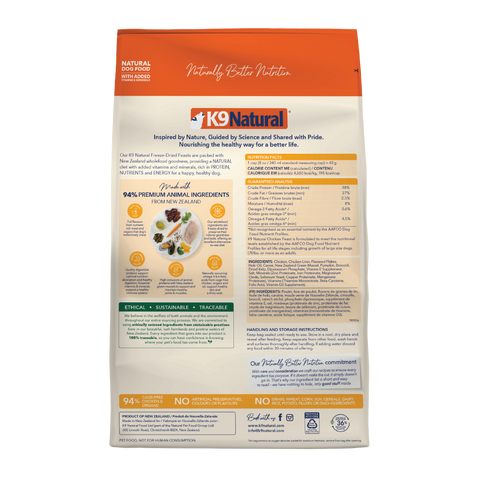 K9 Natural Freeze Dried Chicken