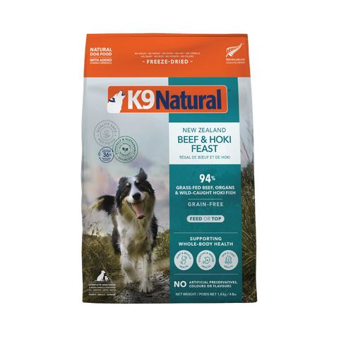 K9 Natural Freeze Dried Hoki & Beef