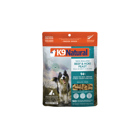 K9 Natural Freeze Dried Hoki & Beef