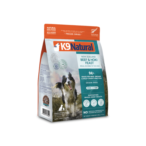 K9 Natural Freeze Dried Hoki & Beef