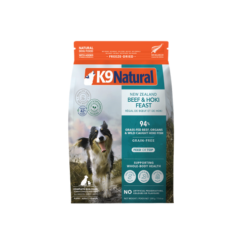 K9 Natural Freeze Dried Hoki & Beef
