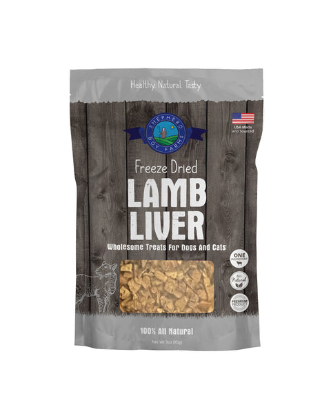 Shepherd Boy Farms Freeze Dried Treats | Lamb Liver