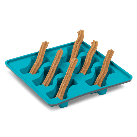 Messy Mutts Framed "Spill Resistant" Silicone Popsicle Treat Mold | Blue