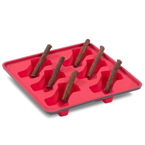 Messy Mutts Framed "Spill Resistant" Silicone Popsicle Treat Mold | Watermelon