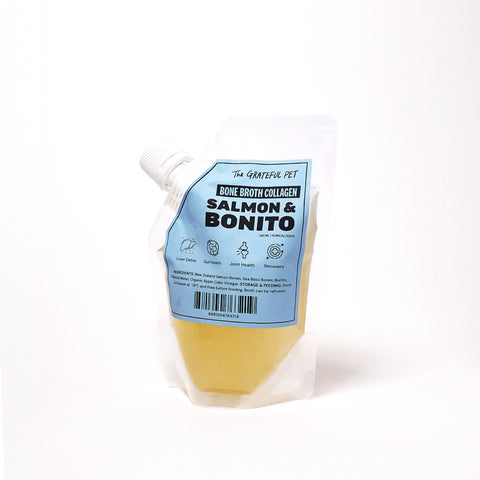 The Grateful Pet Bone Broth Collagen | Salmon & Bonito