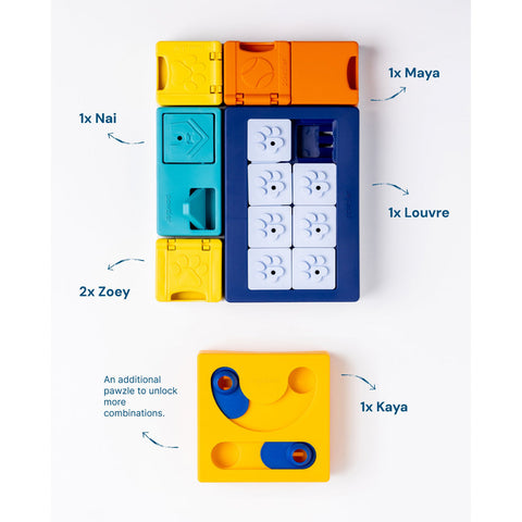 Pawzler Modular Dog Puzzle System | Smarty Set