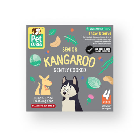 Petcubes Gently Cooked Food For Dogs | Senior