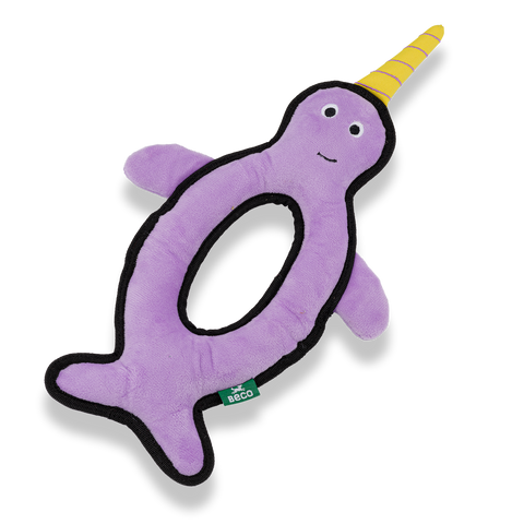 Beco Plush Dog Toy |  Narwhal