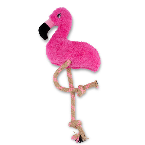 Beco Plush Dog Toy | Flamingo