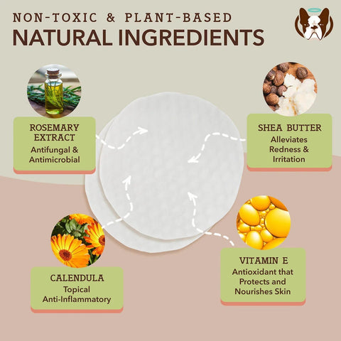 Natural Dog Company Wrinkle Wipes