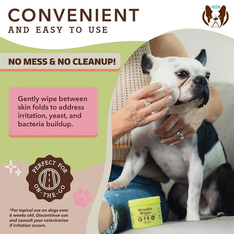 Natural Dog Company Wrinkle Wipes