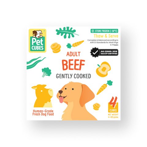 PetCubes Gently Cooked Food For Dogs | Adult
