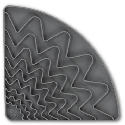 Messy Mutts Triangle Licking Mat with Suction Cups