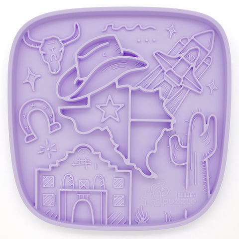Puzzle Feeder™ Enrich Slow Feeding Mat - Texas Theme