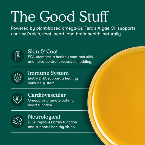 Fera Pets Algae Oil Omega-3, 6, 9