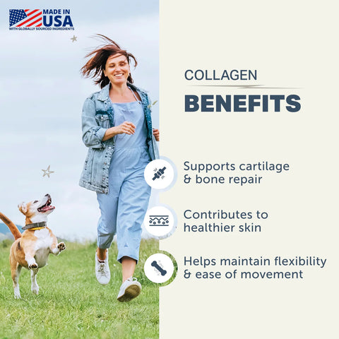 Four Leaf Rover Type II Collagen Peptides | Bone & Joint Support