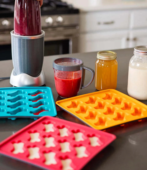 Messy Mutts Framed "Spill Resistant" Silicone Popsicle Treat Mold | Watermelon