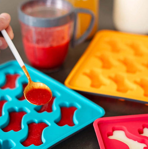 Messy Mutts Framed "Spill Resistant" Silicone Popsicle Treat Mold | Blue