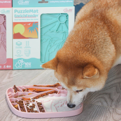 Puzzle Feeder™ Enrich Slow Feeding Mat - California Theme