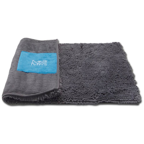 Messy Mutts Microfiber Drying Mat & Towel with Hand Pockets | Small