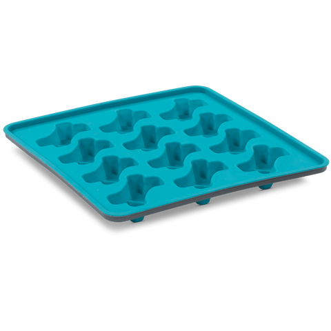Messy Mutts Framed "Spill Resistant" Silicone Popsicle Treat Mold | Blue