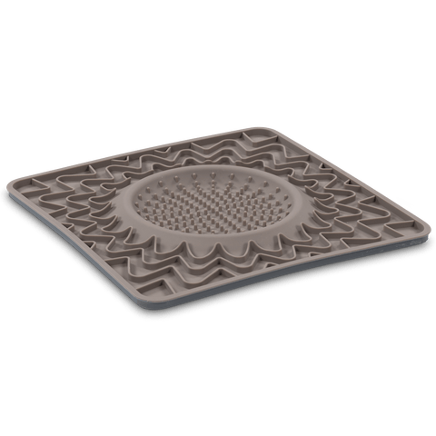Messy Mutts Framed Spill Resistant Silicone Dog Lick Bowl Mat