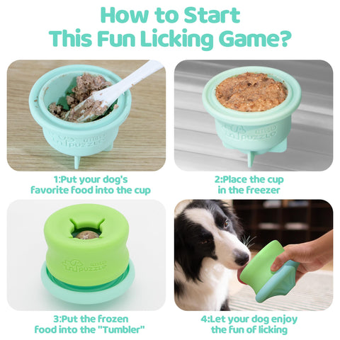 Puzzle Feeder™ Lickpop Interactive Dog Toy | Treat Dispensing