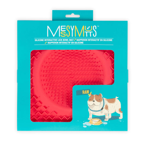 Messy Mutts Silicone Therapeutic Licking Bowl Mat