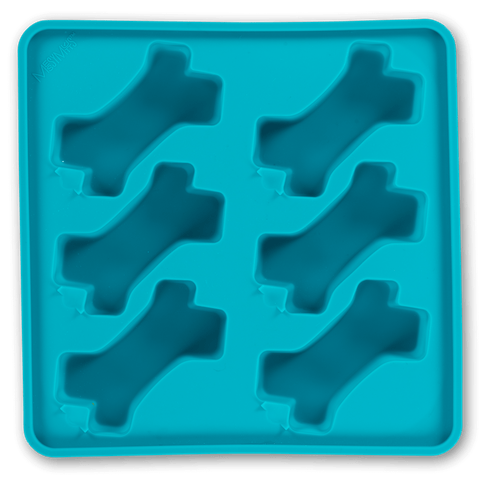 Messy Mutts Framed "Spill Resistant" Silicone Popsicle Treat Mold | Blue