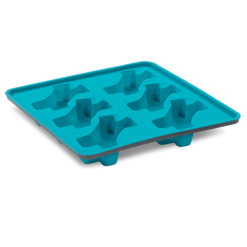 Messy Mutts Framed "Spill Resistant" Silicone Popsicle Treat Mold | Blue