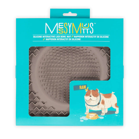 Messy Mutts Silicone Therapeutic Licking Bowl Mat