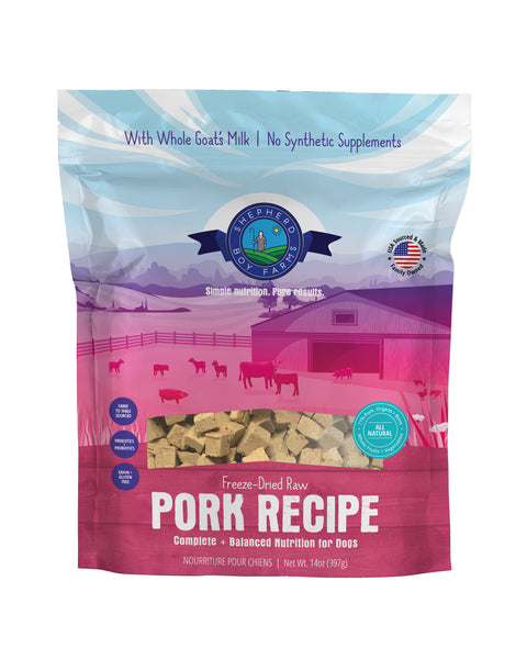 Shepherd Boy Farms Freeze-Dried Food | Pork