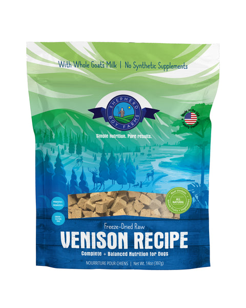 Shepherd Boy Farms Freeze-Dried Food | Venison